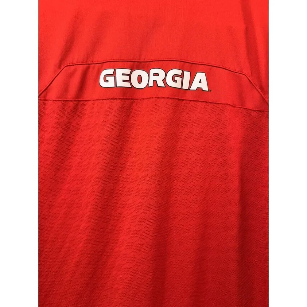 Nike‎ Dri Fit Polo Georgia Bulldogs Men's S Football Wicking Golf Casual